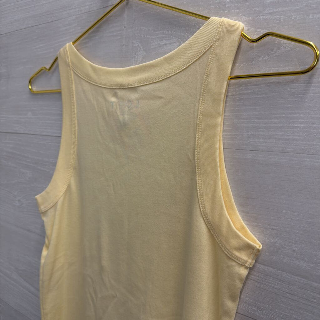 Loft Butter Yellow Tank Top Small