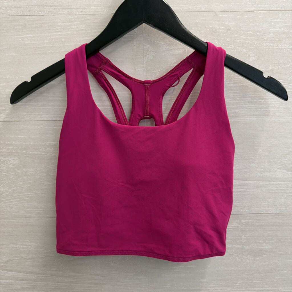 Lululemon Pink Strappy Back Sports Bra 6