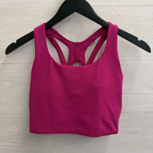 Lululemon Pink Strappy Back Sports Bra 6