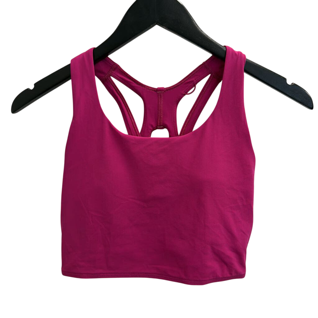 Lululemon Pink Strappy Back Sports Bra 6
