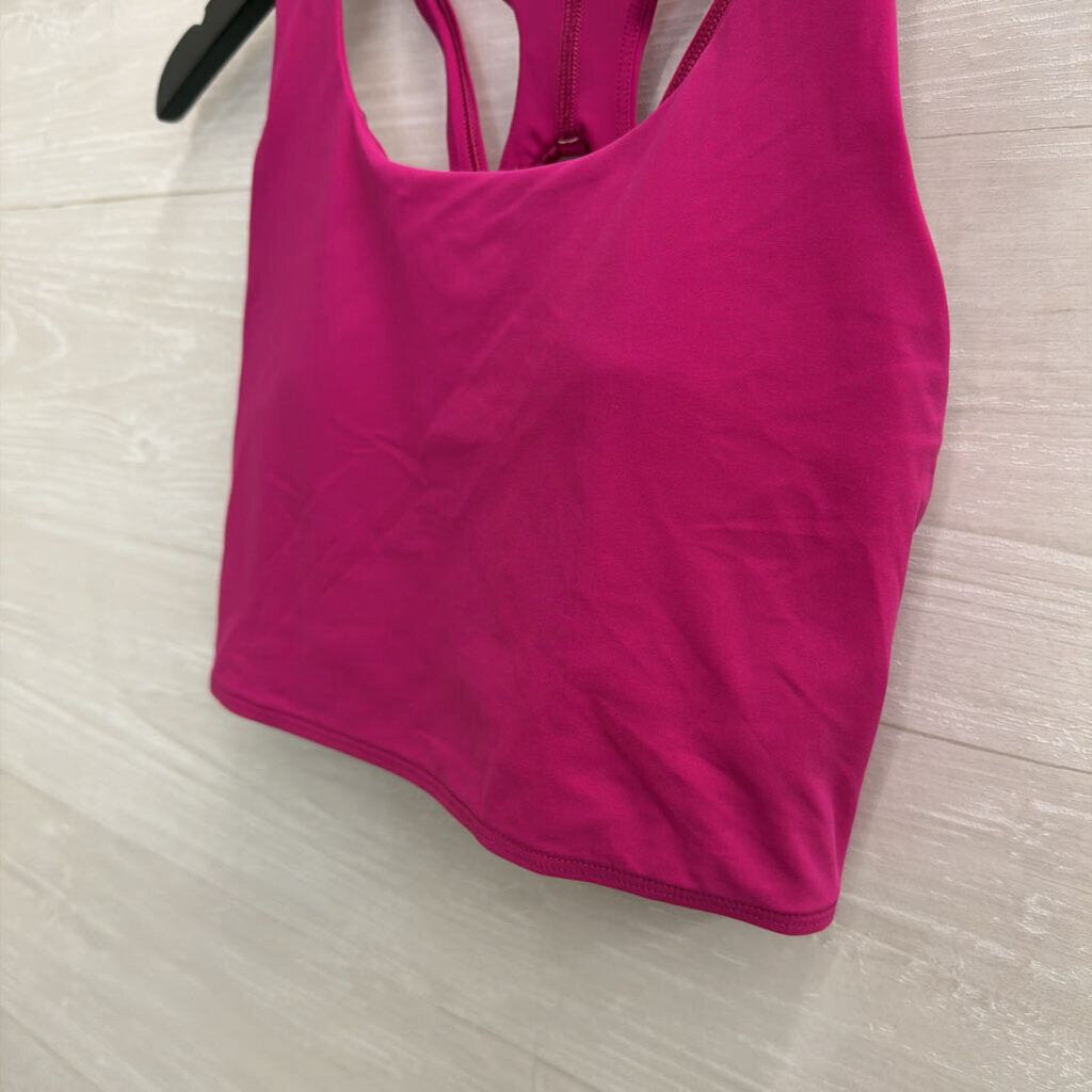 Lululemon Pink Strappy Back Sports Bra 6