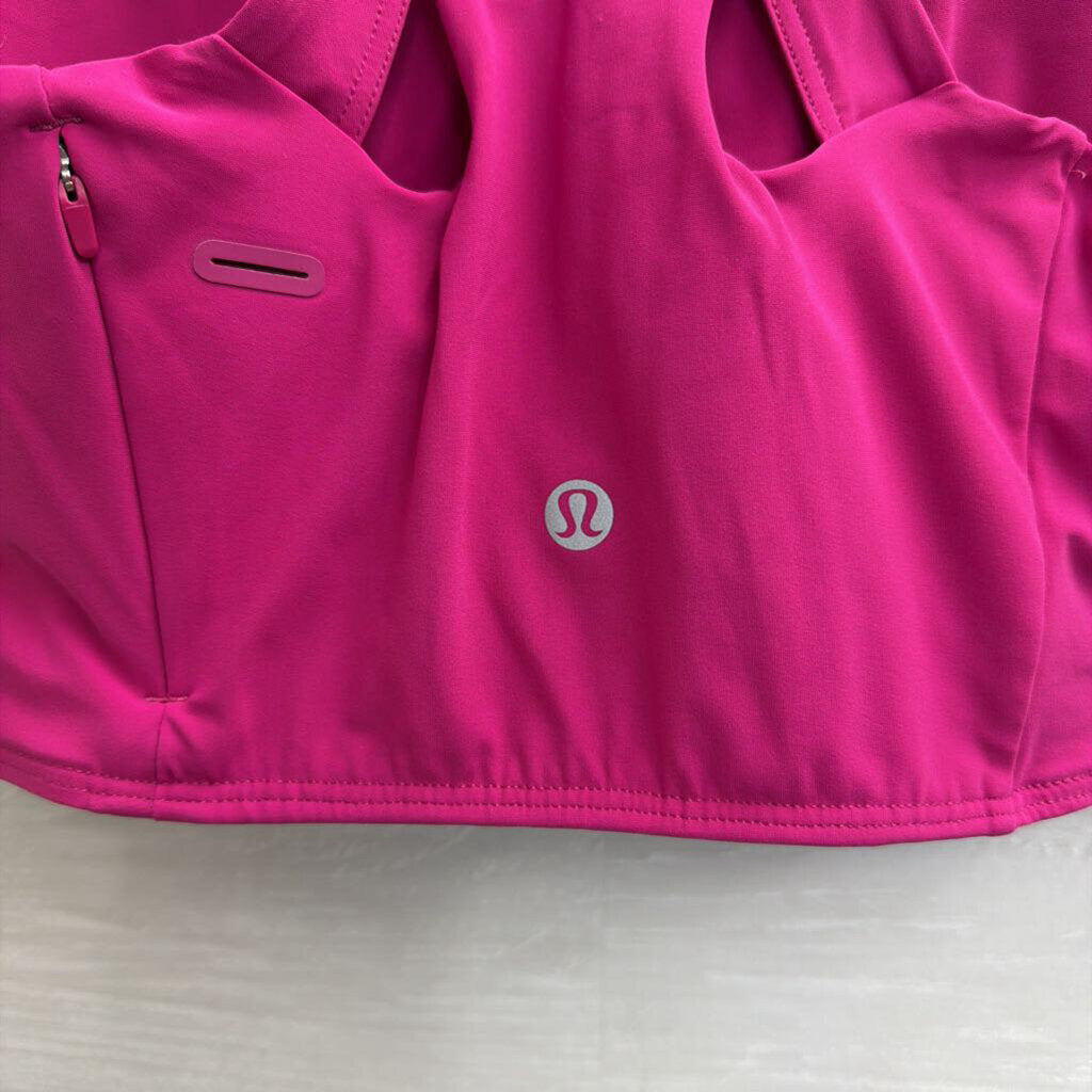 Lululemon Pink Strappy Back Sports Bra 6