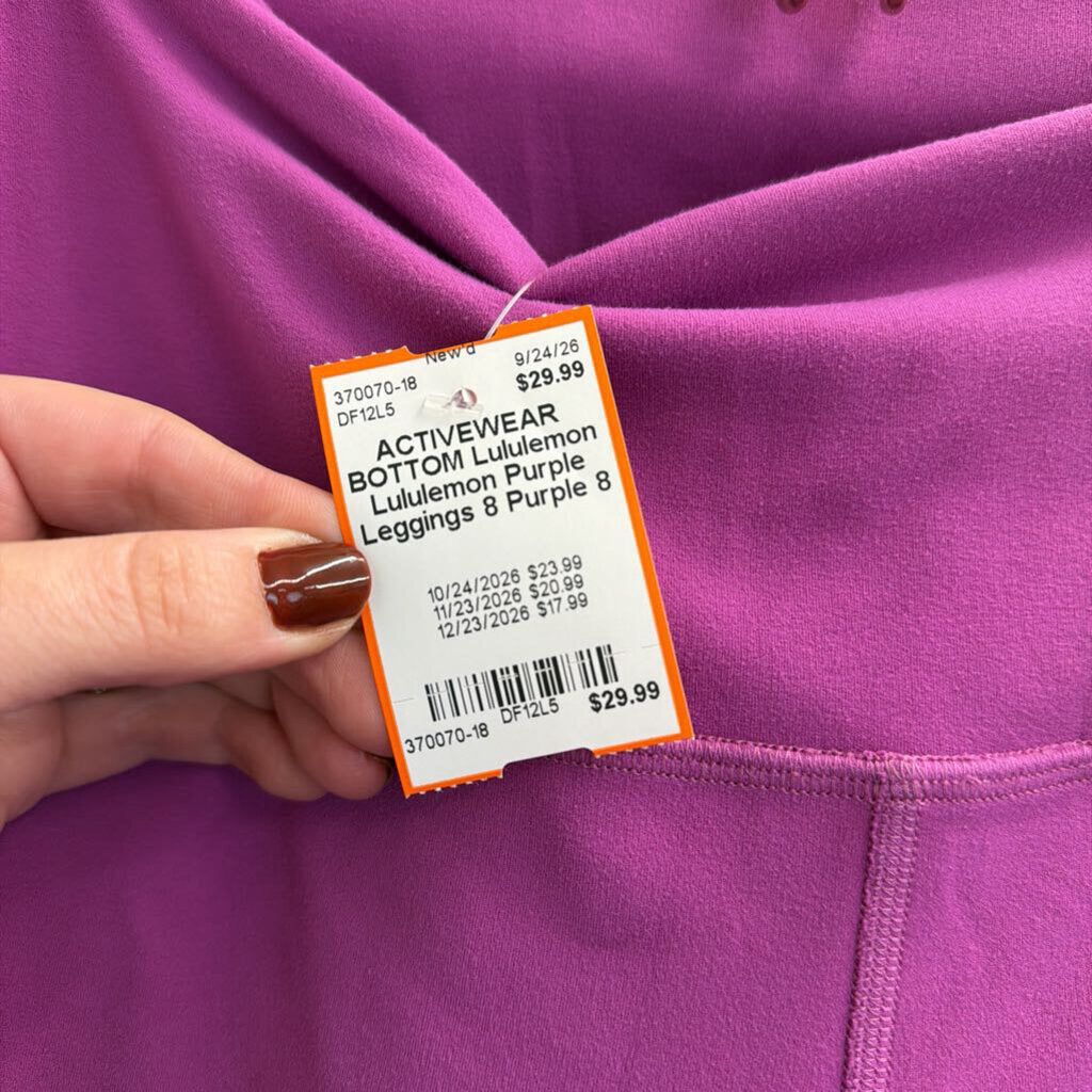 Lululemon Purple Leggings 8