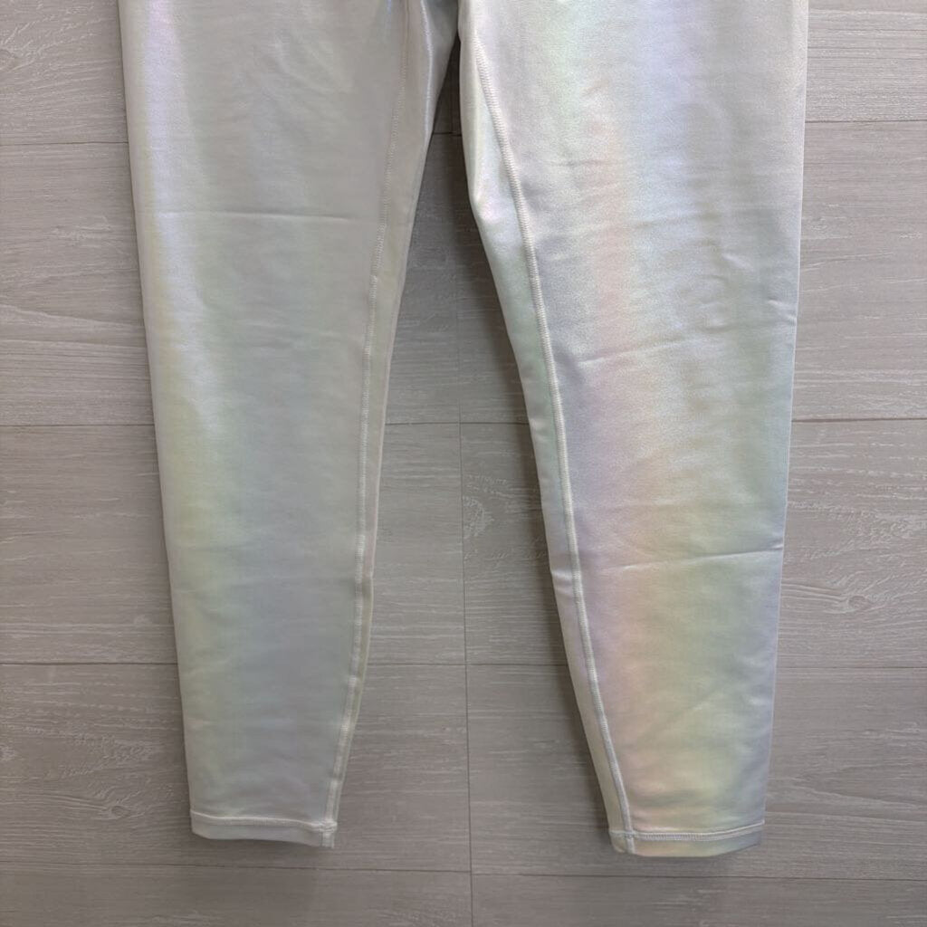 Zyia Pearlescent White Leggings 6-8