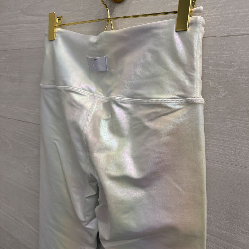 Zyia Pearlescent White Leggings 6-8