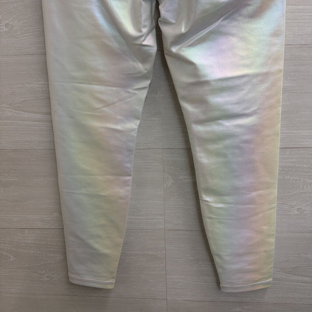 Zyia Pearlescent White Leggings 6-8