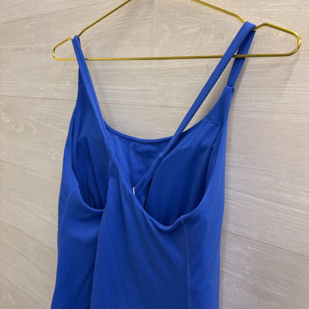 Halara Blue Athletic Dress With Shorts Large