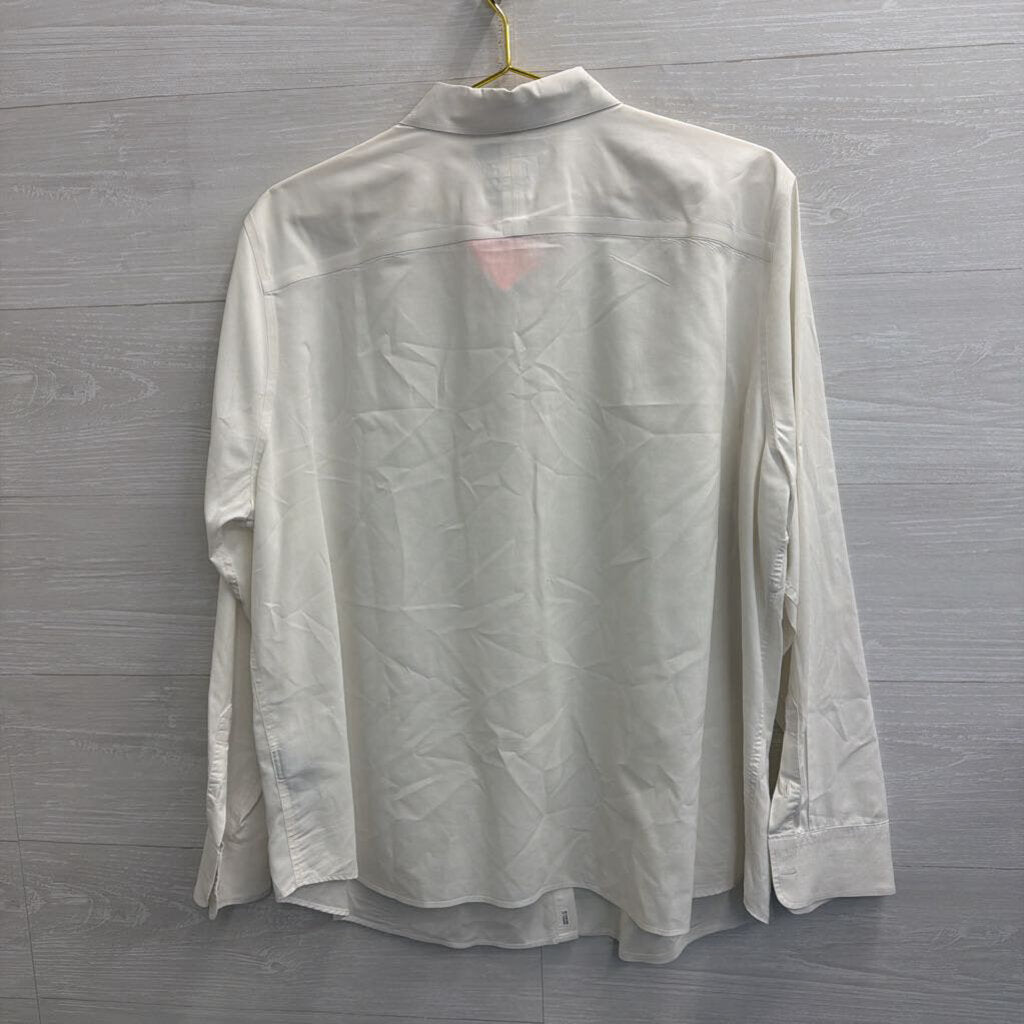 Ralph Lauren White Long Sleeve Button Down Top 2X