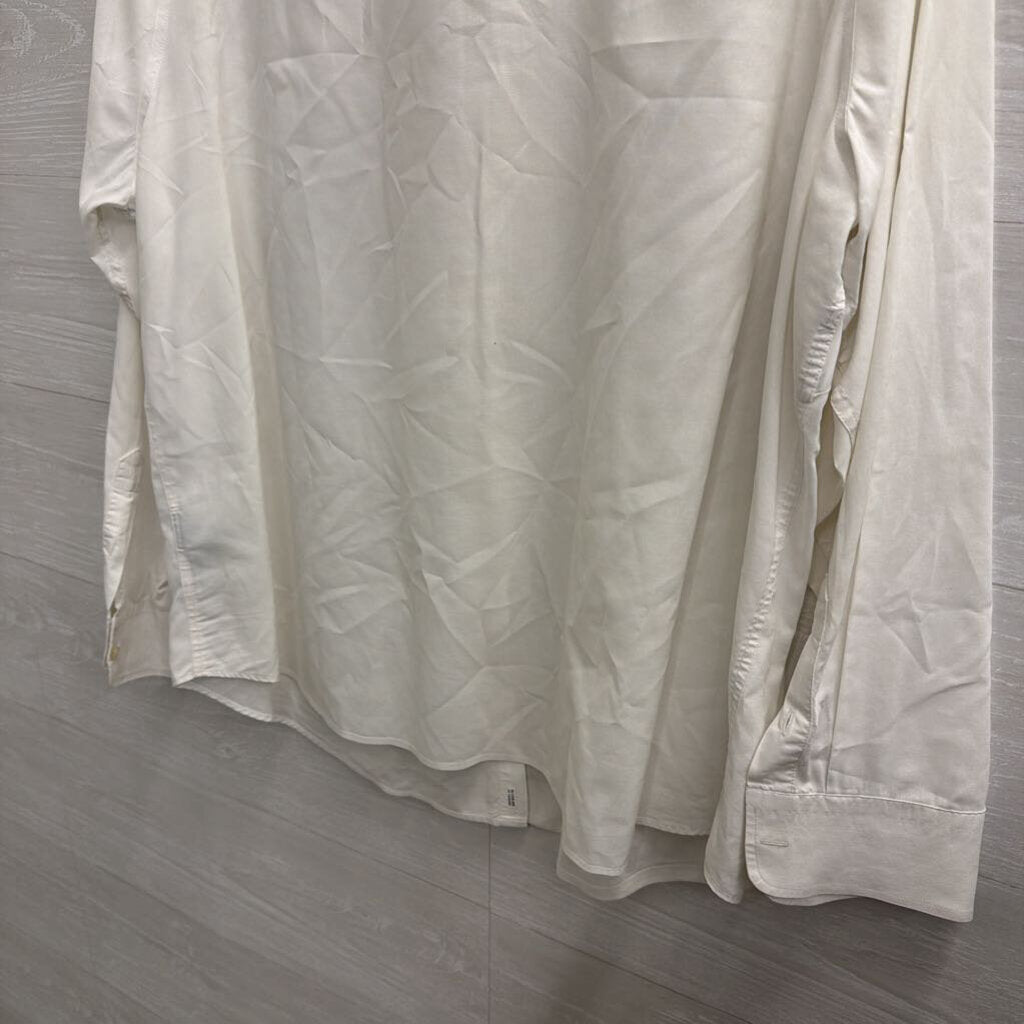 Ralph Lauren White Long Sleeve Button Down Top 2X