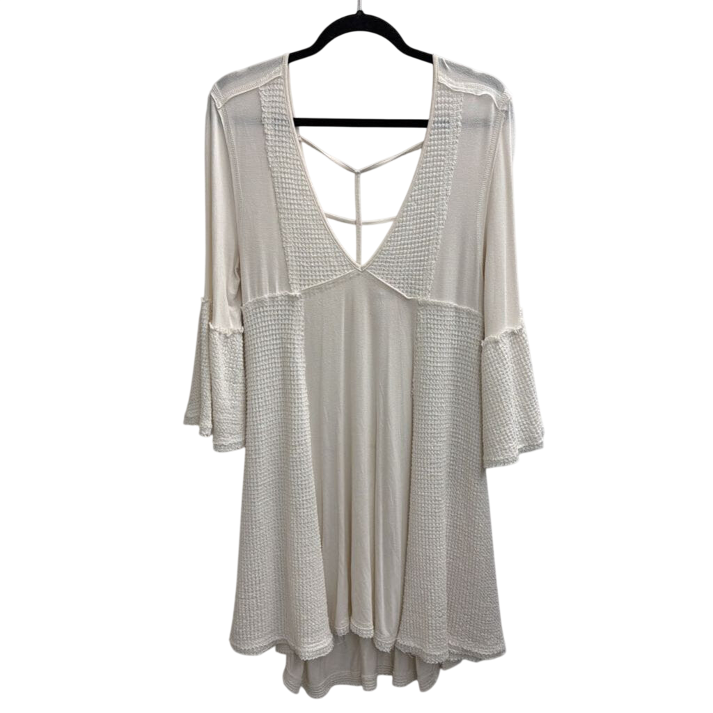 POL White Long Sleeve Dress Medium