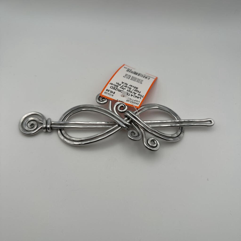 Silver Hair/ Scarf Pin
