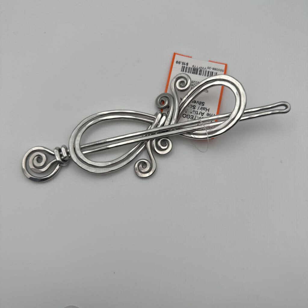Silver Hair/ Scarf Pin