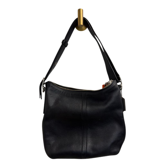 Vintage Coach Black Leather Legacy Hobo Shoulder Purse