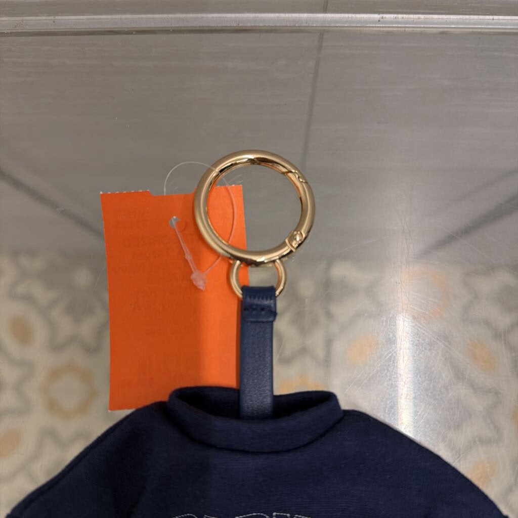 Parke X Target Navy Mock Neck Sweatshirt Key Chain