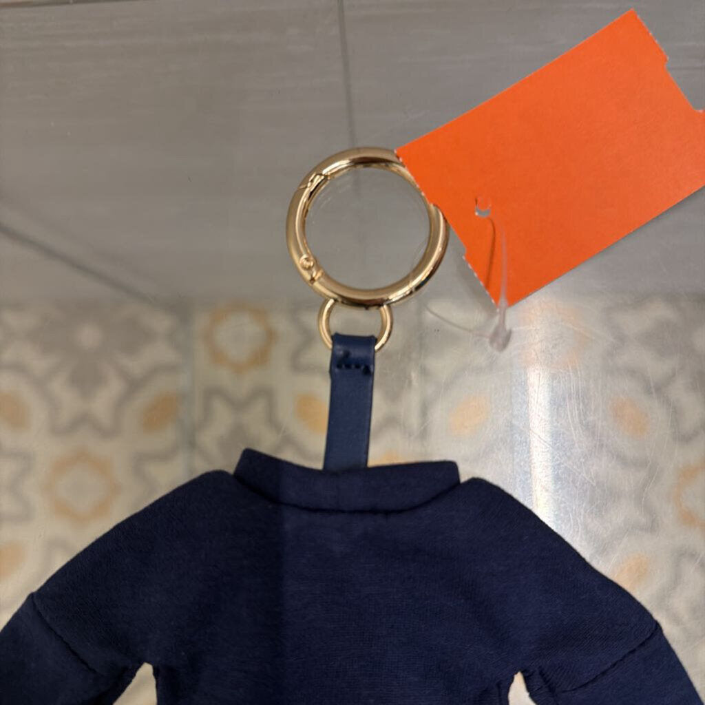 Parke X Target Navy Mock Neck Sweatshirt Key Chain