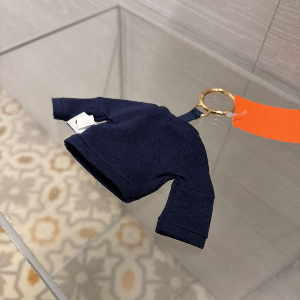 Parke X Target Navy Mock Neck Sweatshirt Key Chain