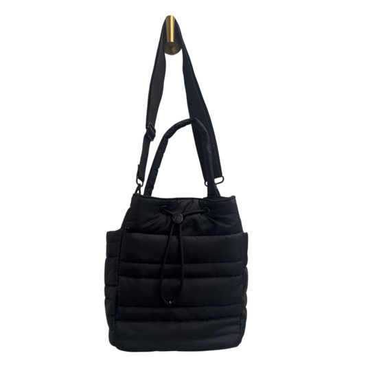 Jason Wu Black Quilted Puffer Bucket Bag
