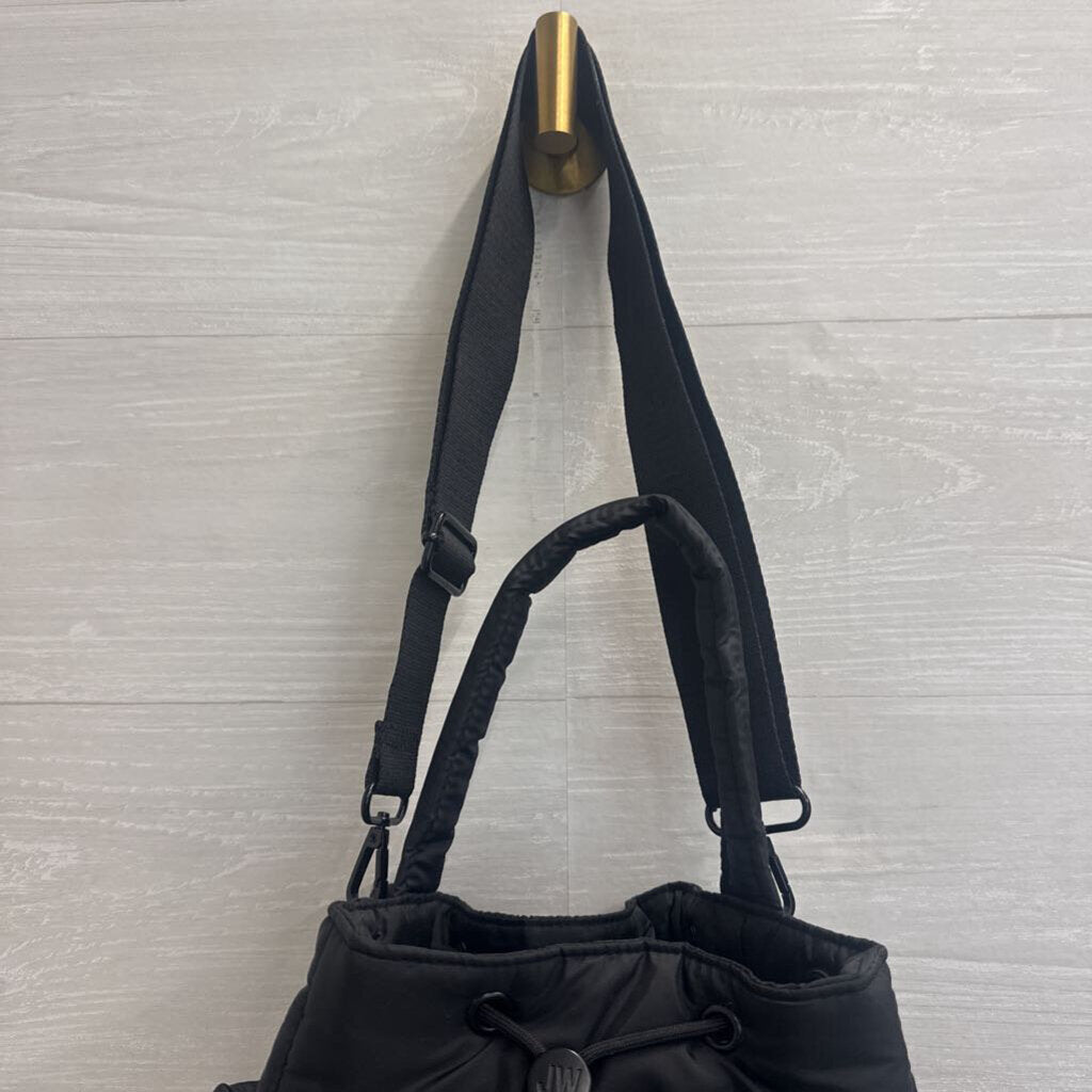 Jason Wu Black Quilted Puffer Bucket Bag