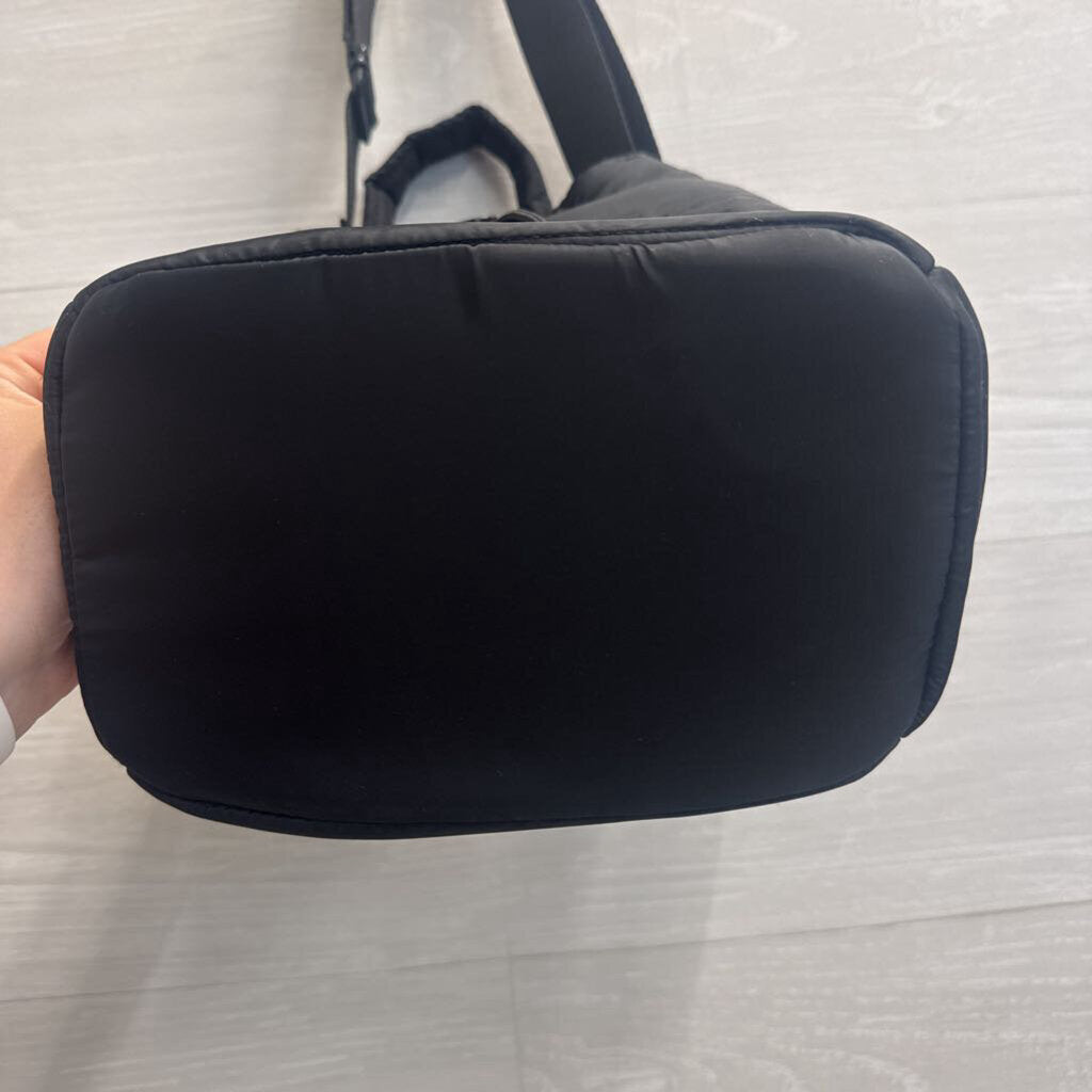 Jason Wu Black Quilted Puffer Bucket Bag