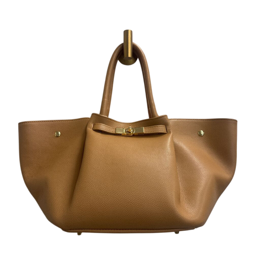 Viola Castellani Brown Leather Dumpling Purse