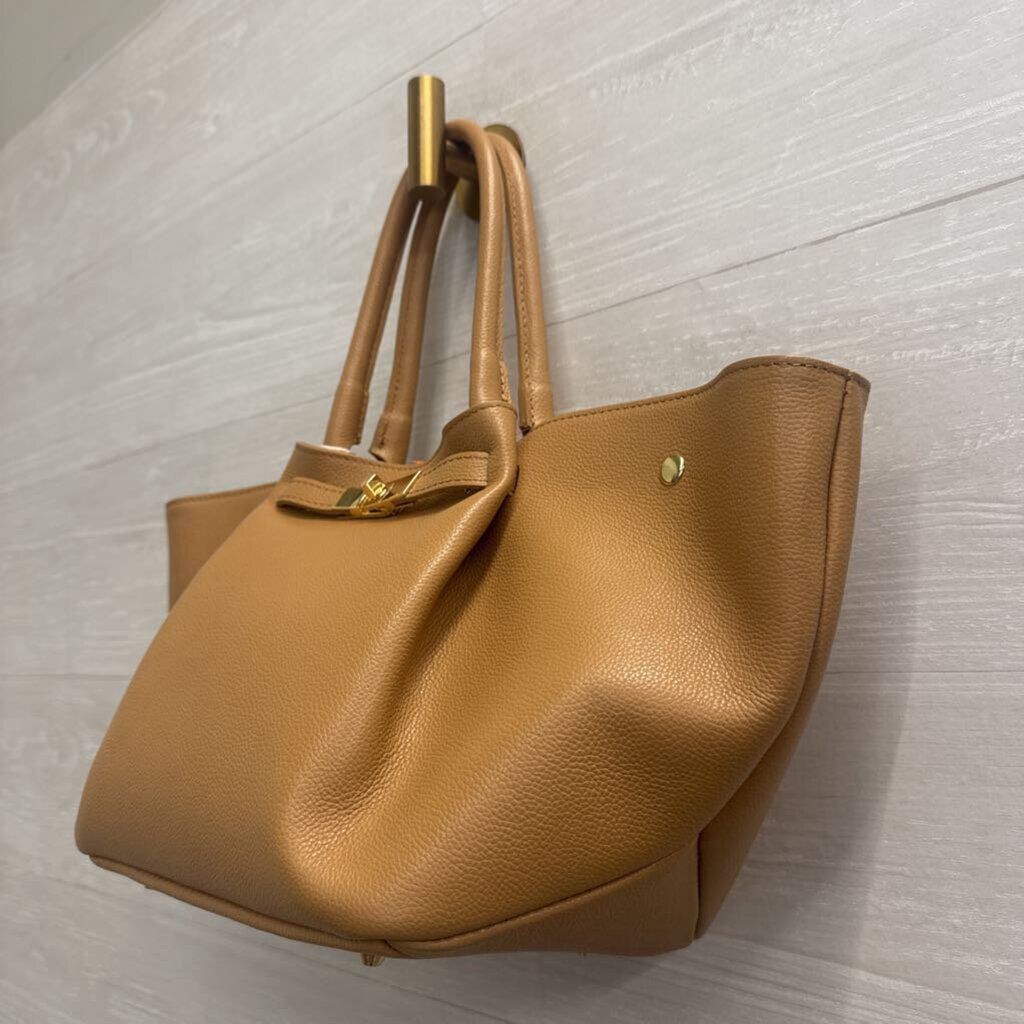 Viola Castellani Brown Leather Dumpling Purse