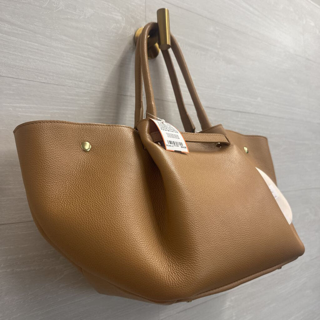 Viola Castellani Brown Leather Dumpling Purse