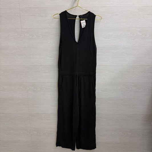 Quince Soft Black Sleeveless Jumpsuit Medium