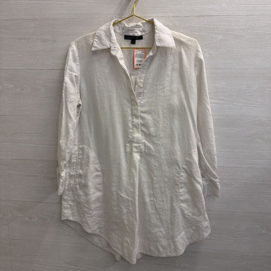 Lafayette 148 100% Linen Button Up Tunic 6