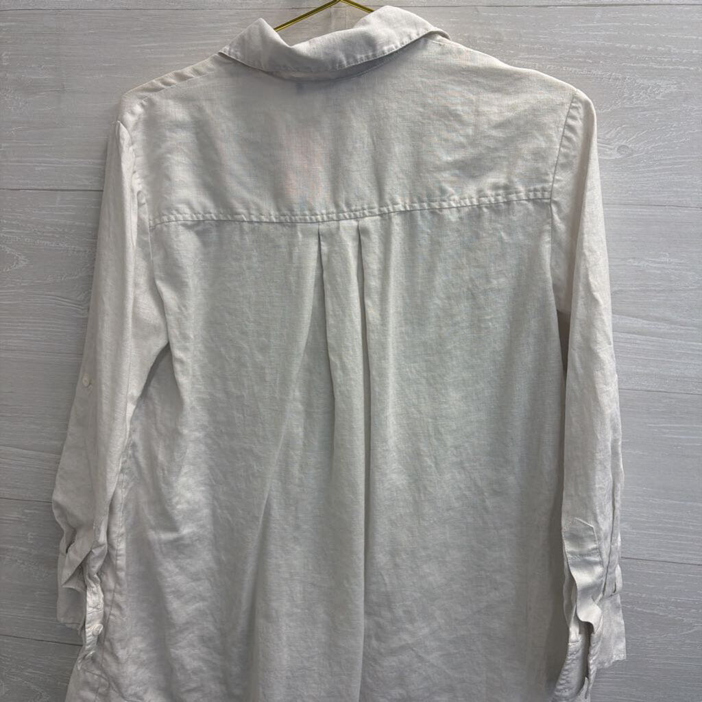 Lafayette 148 100% Linen Button Up Tunic 6