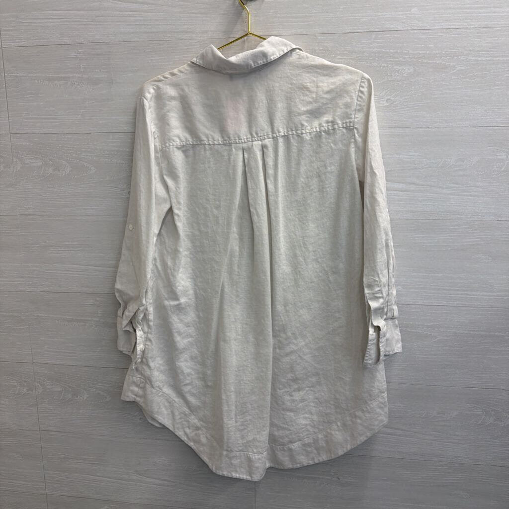 Lafayette 148 100% Linen Button Up Tunic 6