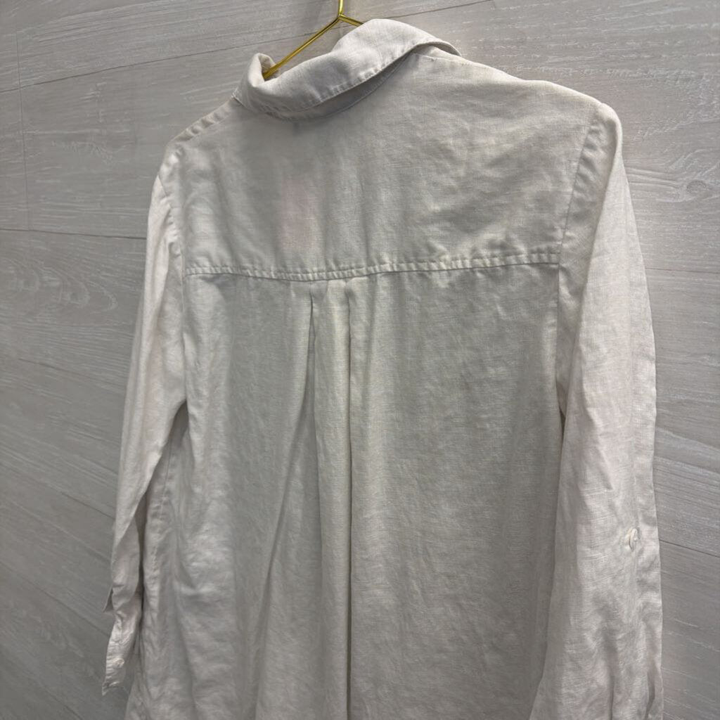 Lafayette 148 100% Linen Button Up Tunic 6