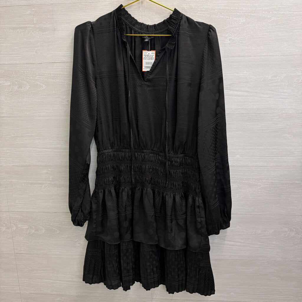 Current Air Tiered Long Sleeve Dress Large
