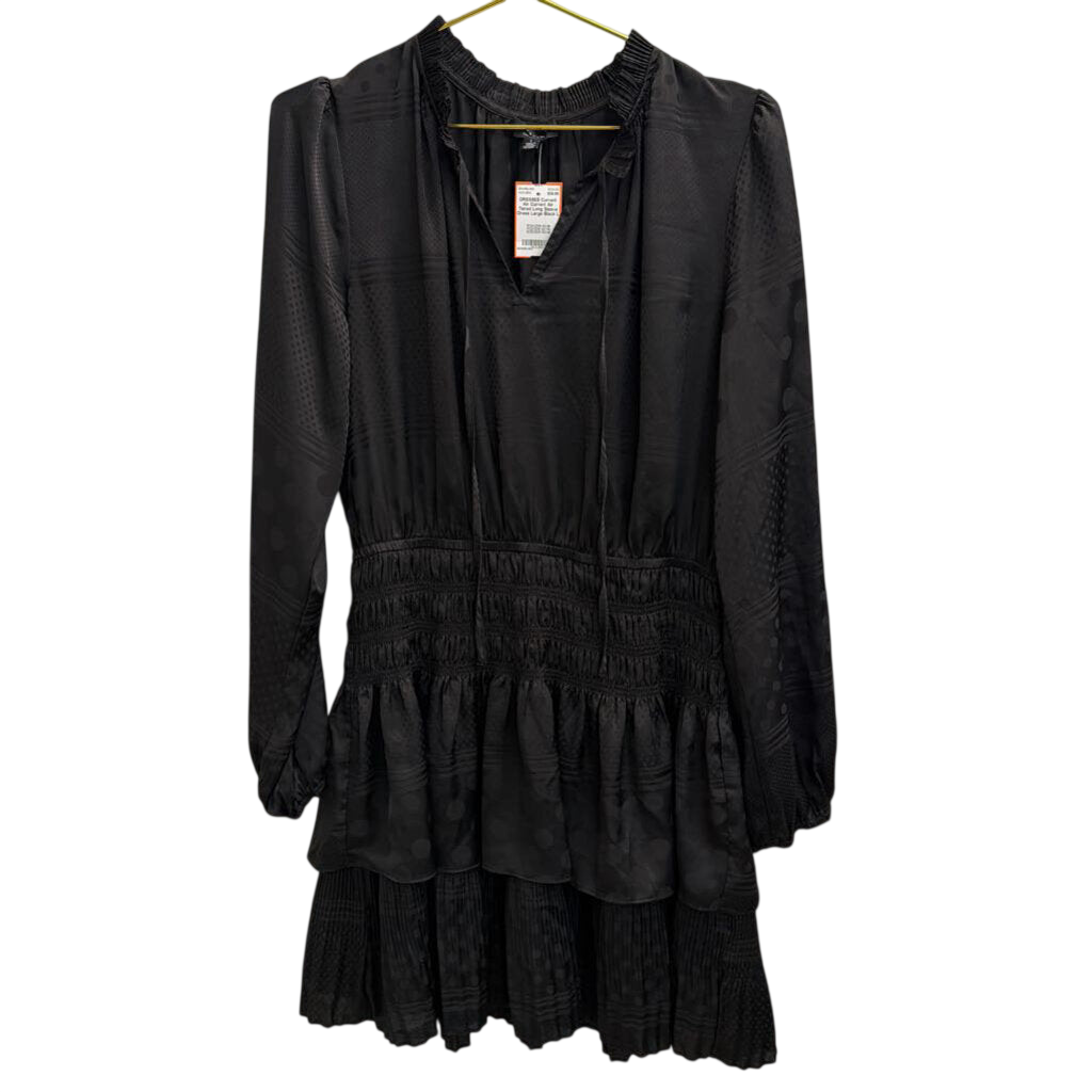 Current Air Tiered Long Sleeve Dress Large