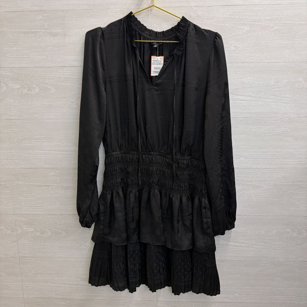 Current Air Tiered Long Sleeve Dress Large