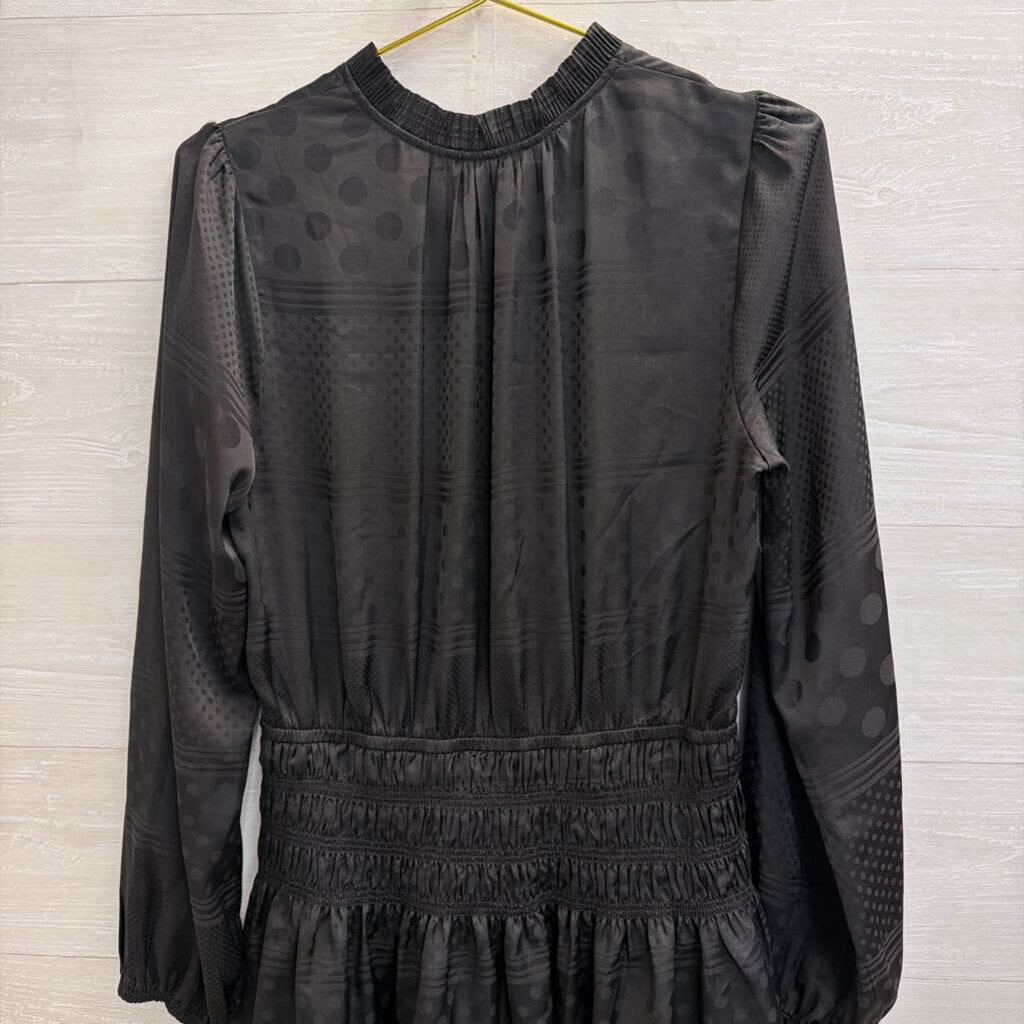 Current Air Tiered Long Sleeve Dress Large