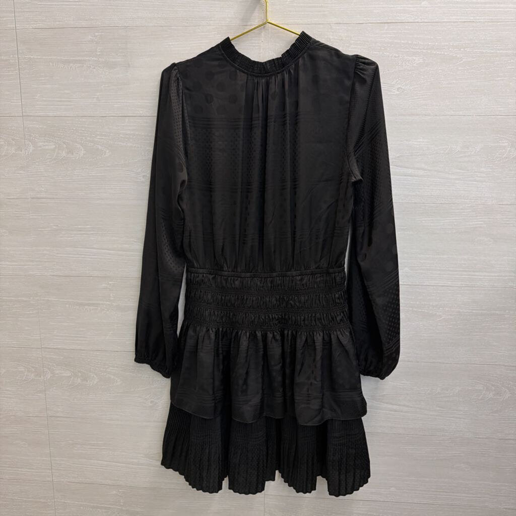 Current Air Tiered Long Sleeve Dress Large