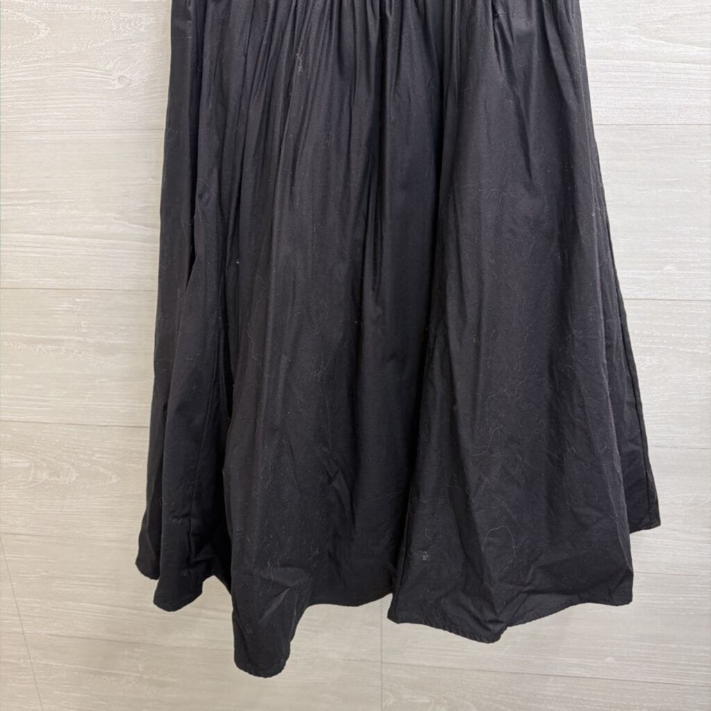Reformation Black Strapless Midi Dress 6