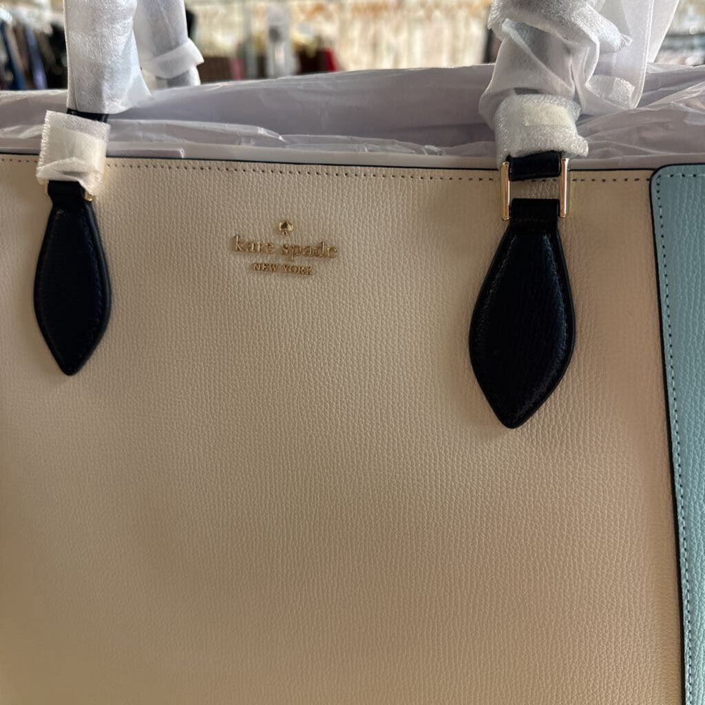 Kate Spade Poppy Colorblock Large Tote Purse