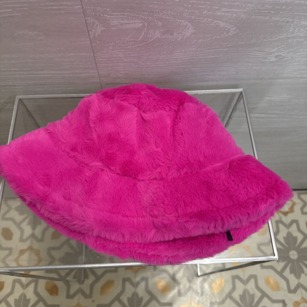 Soft Pink Fuzzy Hat
