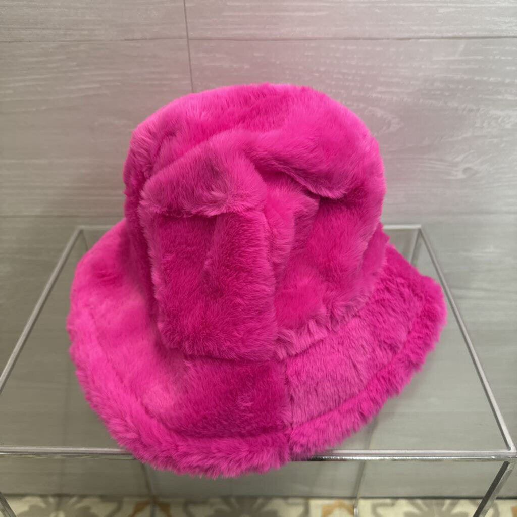 Soft Pink Fuzzy Hat