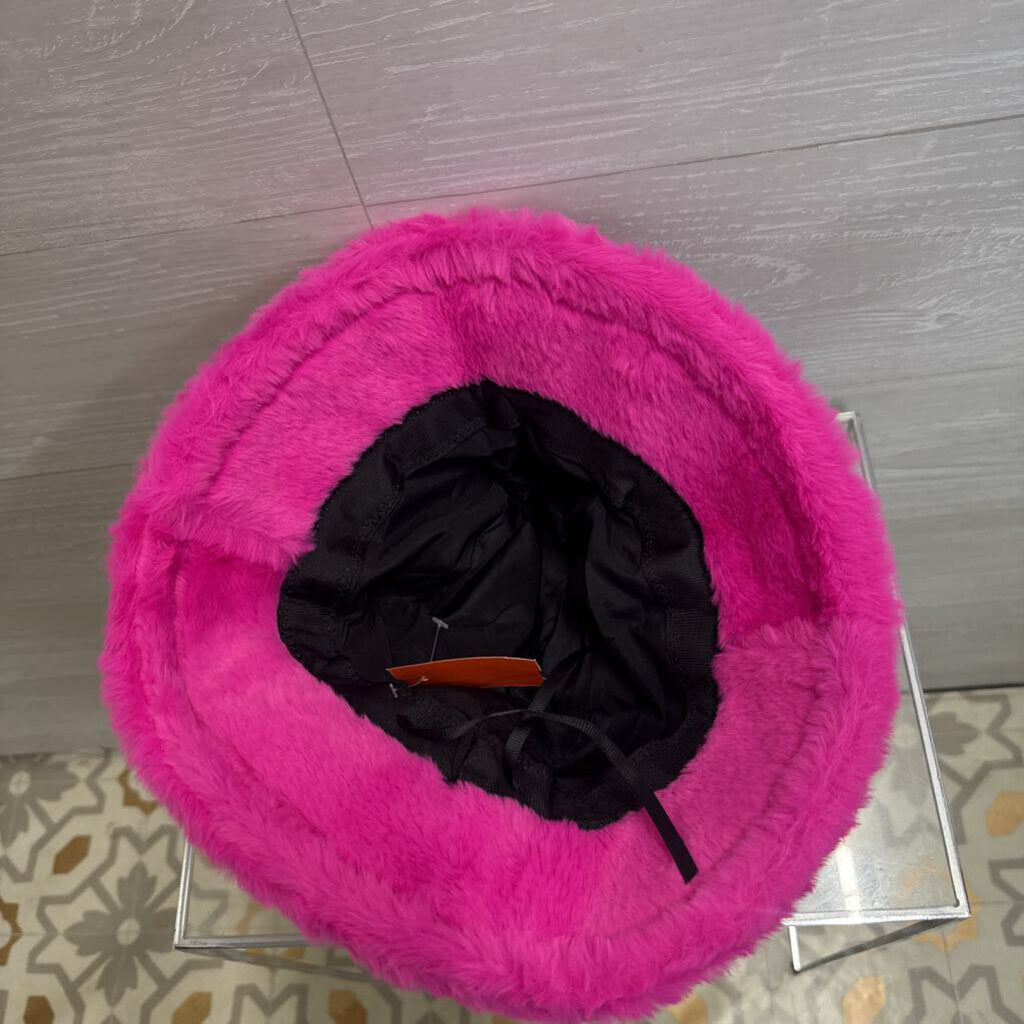 Soft Pink Fuzzy Hat