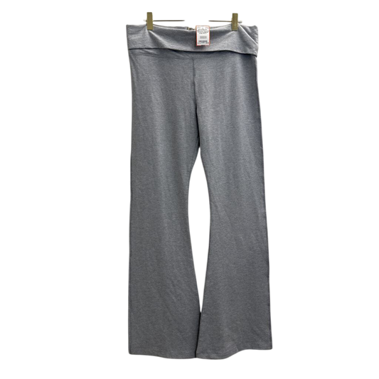 PINK Grey Flare Leg 'Im Extra' Leggings Large