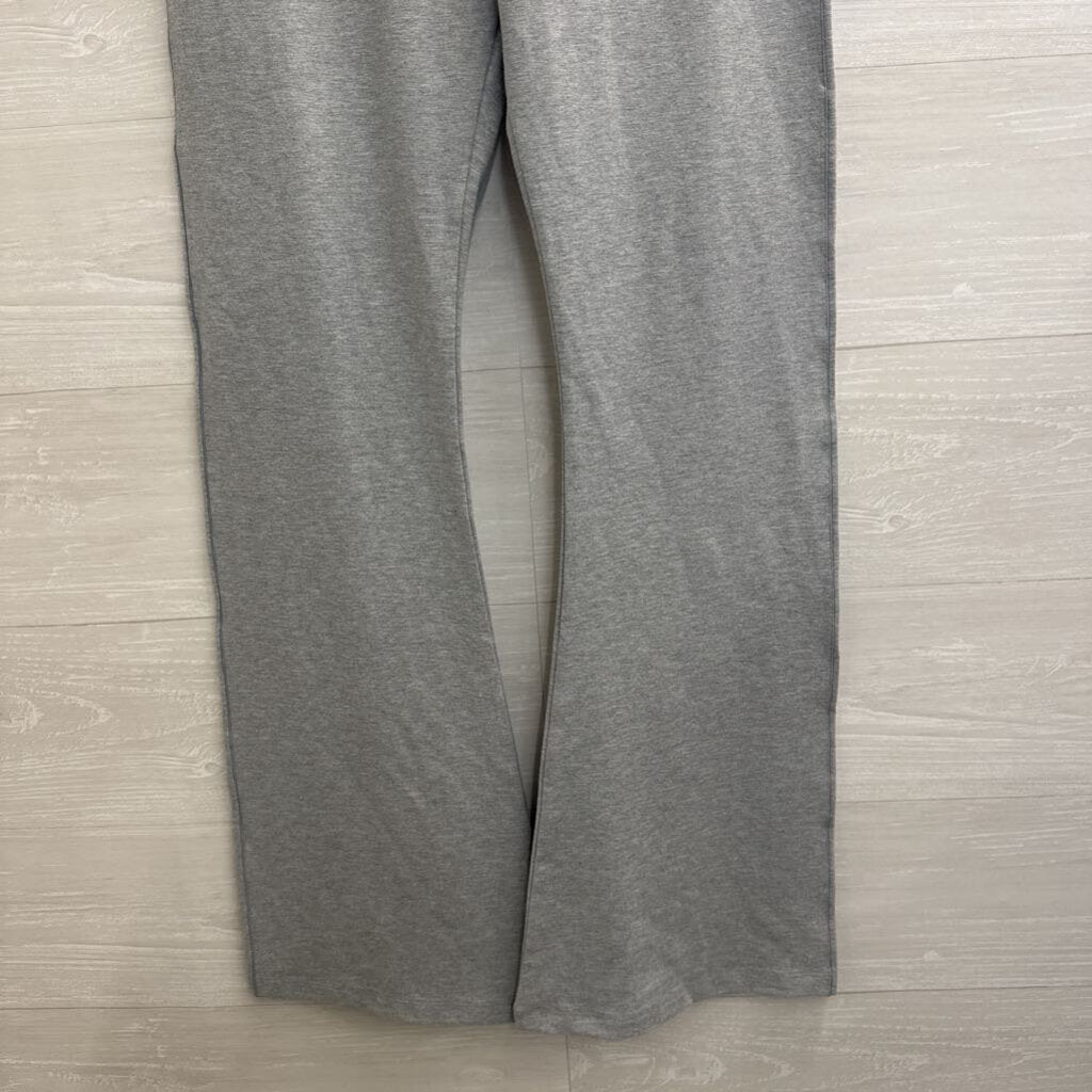 PINK Grey Flare Leg 'Im Extra' Leggings Large
