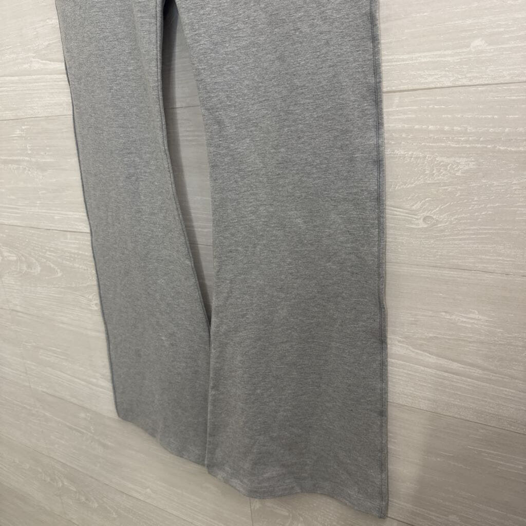 PINK Grey Flare Leg 'Im Extra' Leggings Large