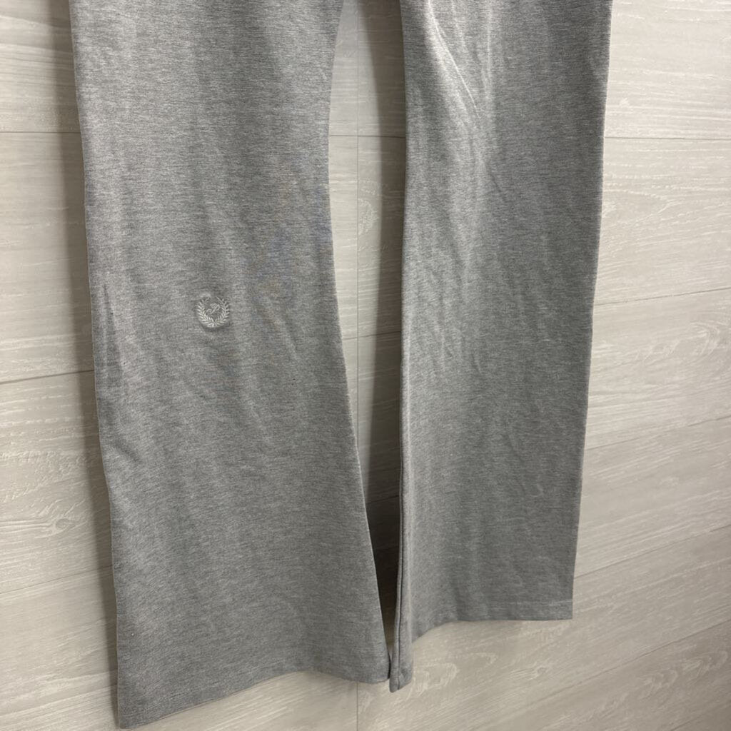 PINK Grey Flare Leg 'Im Extra' Leggings Large
