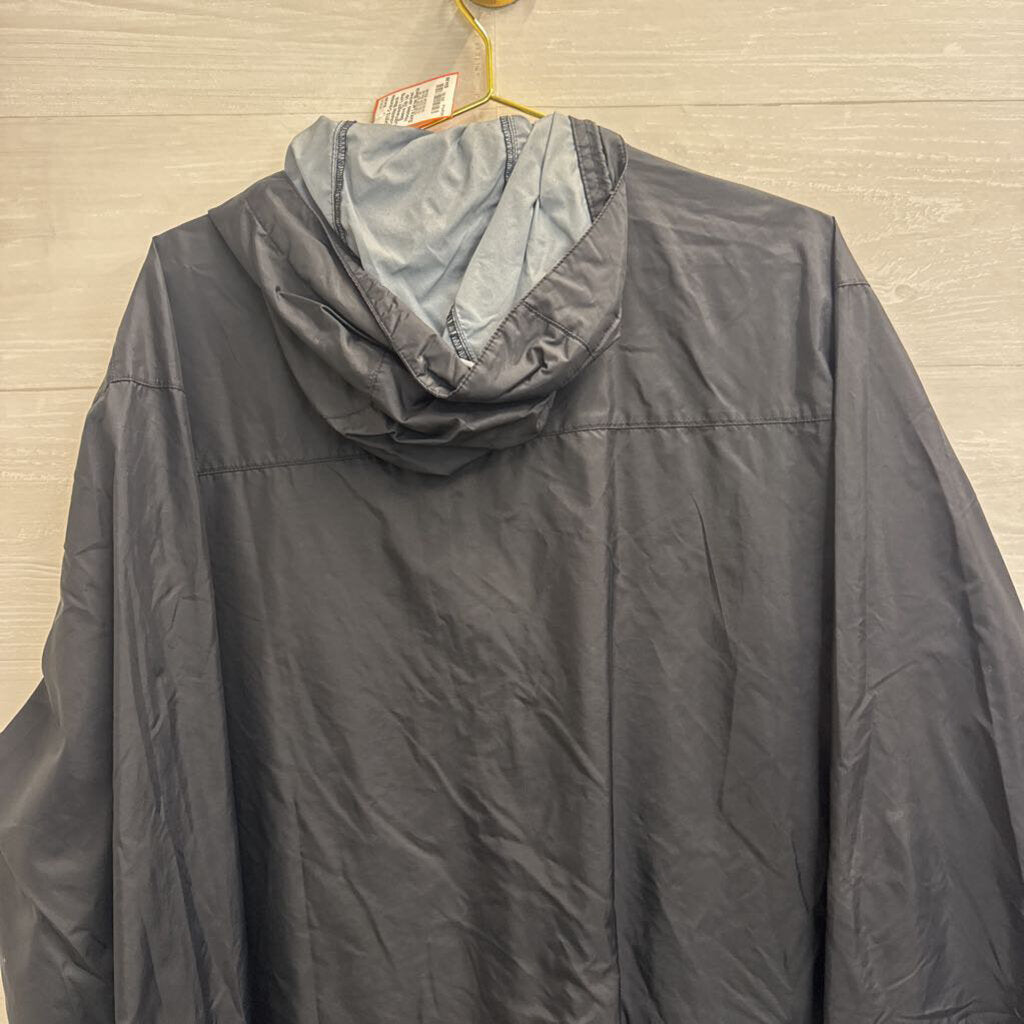 Columbia Black Lightweight Long Sleeve Zip Up Hooded Jacket Extra Large