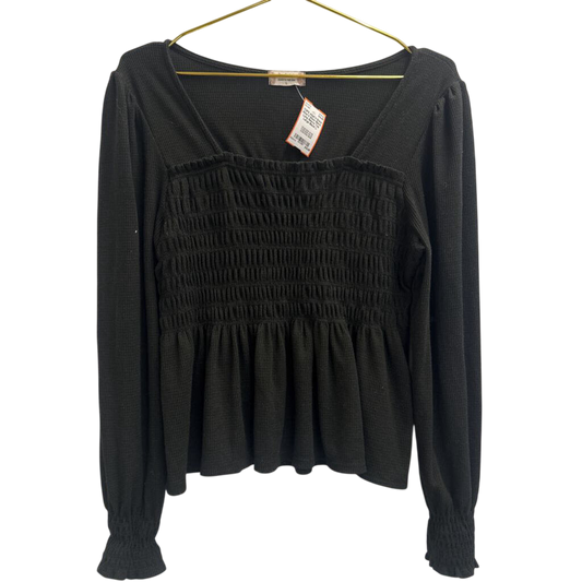 Altar'd State Black Long Sleeve Top Large