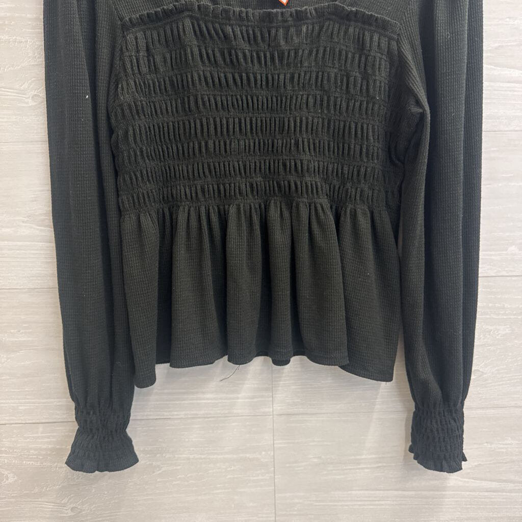 Altar'd State Black Long Sleeve Top Large