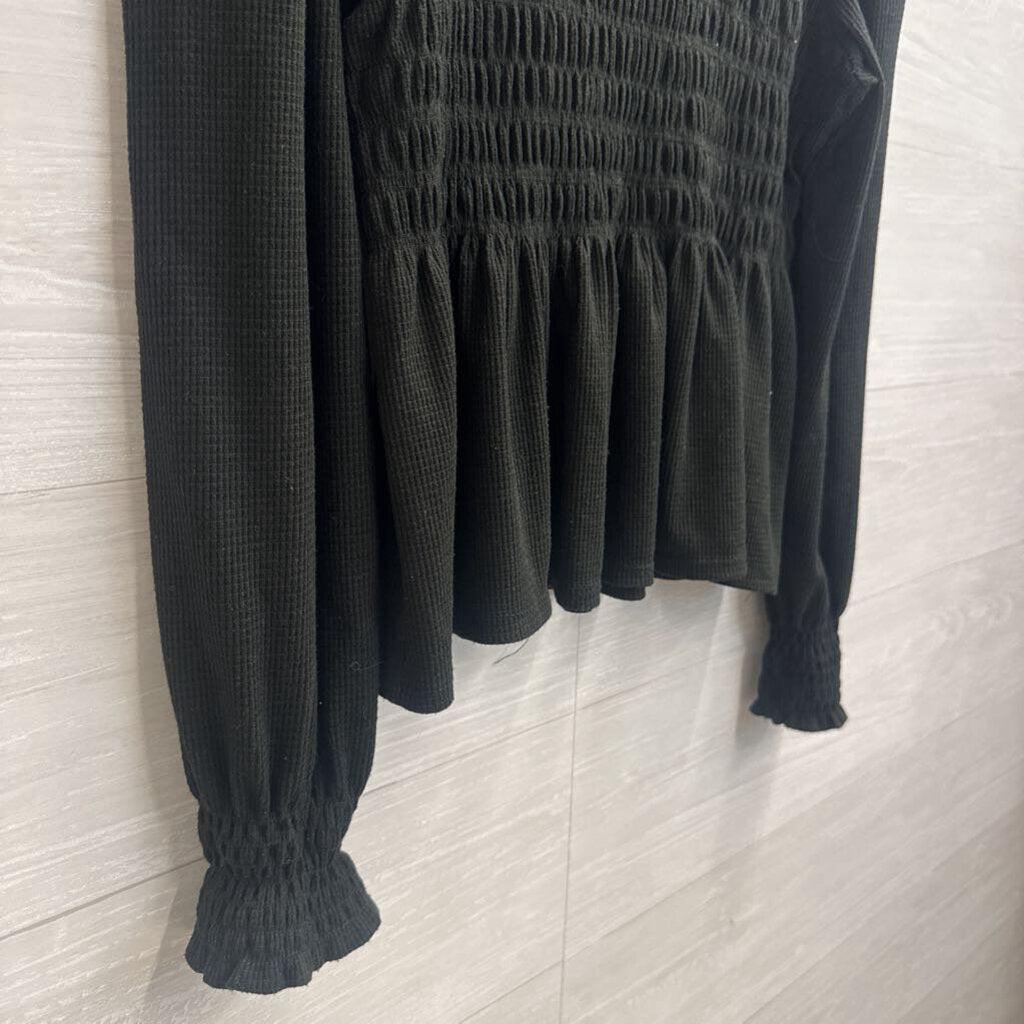 Altar'd State Black Long Sleeve Top Large