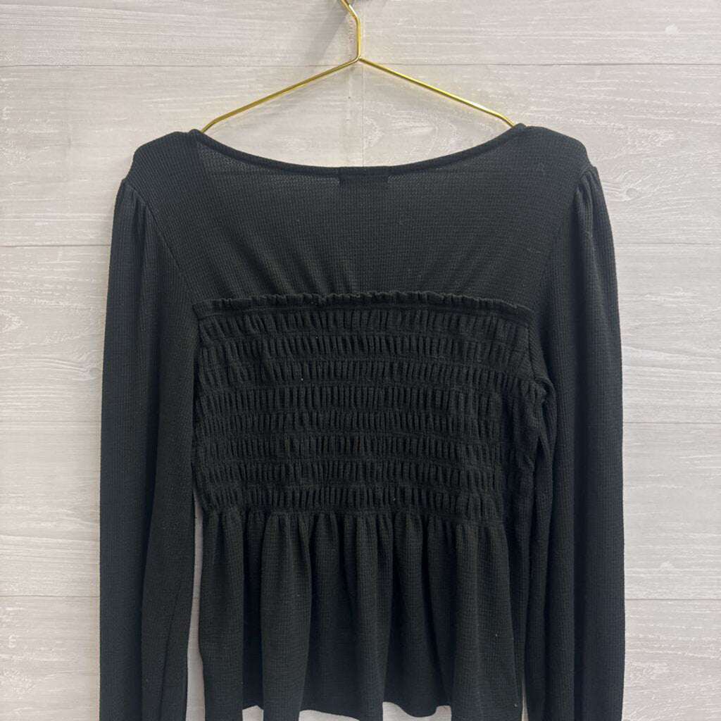 Altar'd State Black Long Sleeve Top Large